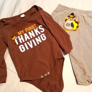 My first Thanksgiving outfit 3-6 months